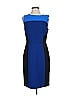 Ann Taylor LOFT Color Block Blue Cocktail Dress Size 4 - photo 1