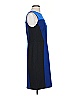 Ann Taylor LOFT Color Block Blue Cocktail Dress Size 4 - photo 3