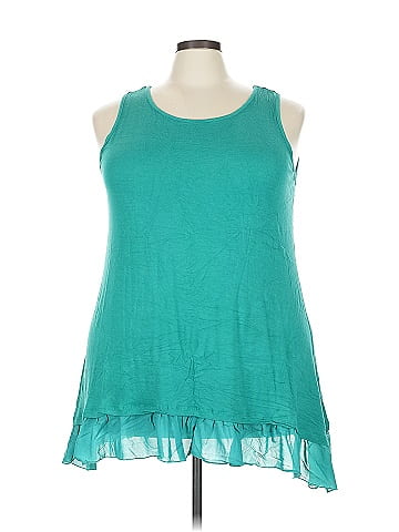 LOGO by Lori Goldstein Sleeveless T-Shirt (view 1)