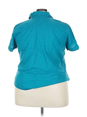Karen Scott Sport Short Sleeve Button-Down Shirt (view 2)