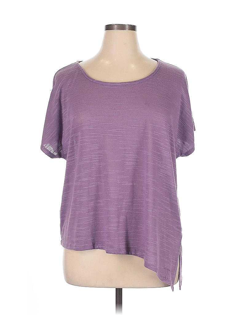 Pull Tissé Manches Courtes Marron Faded Glory - Taille XL Femme, Occasion Très Bon état