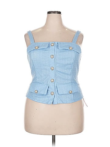 Shein Curve Sleeveless Blouse (view 1)