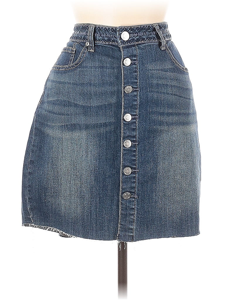 Pre-owned Maurices Denim Skirt In Blue