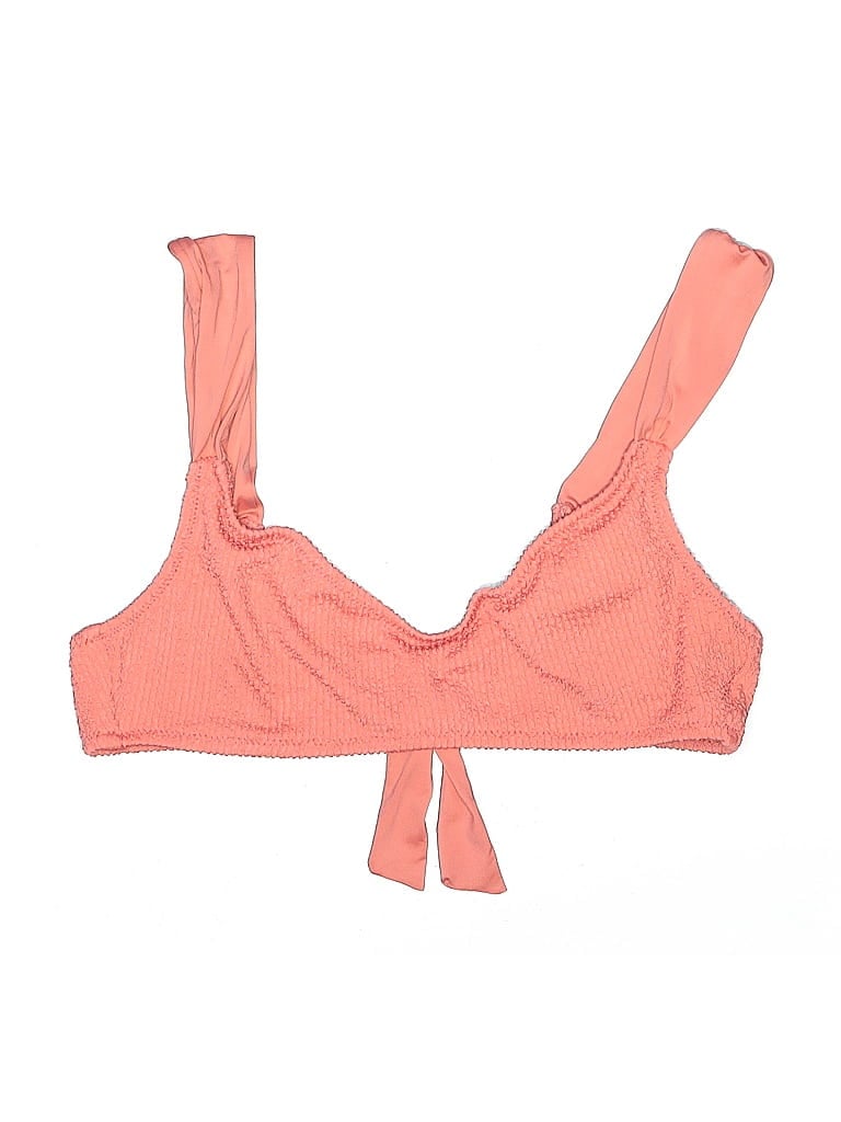 Pre-owned Isabella Rose Swimsuit Top Orange Swimwear