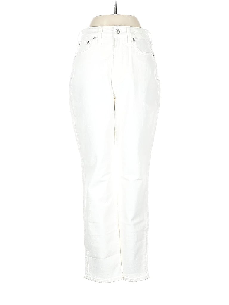 Click to view more detailed imagery on our partner's website Pre-owned Madewell Jeans In White