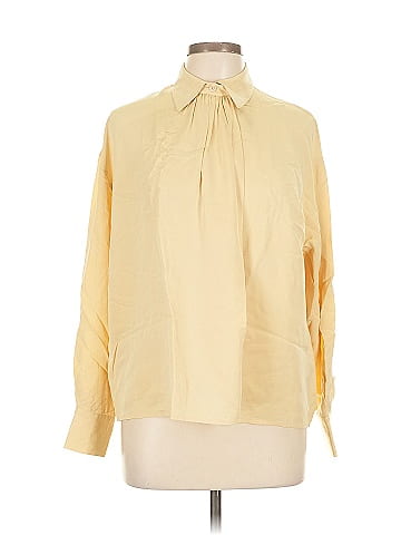 Anne Klein II Long Sleeve Silk Top (view 1)
