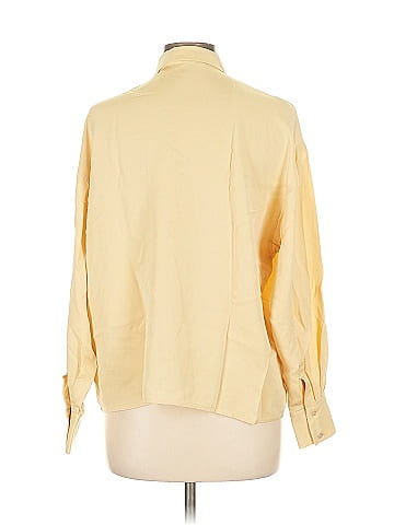 Anne Klein II Long Sleeve Silk Top (view 2)