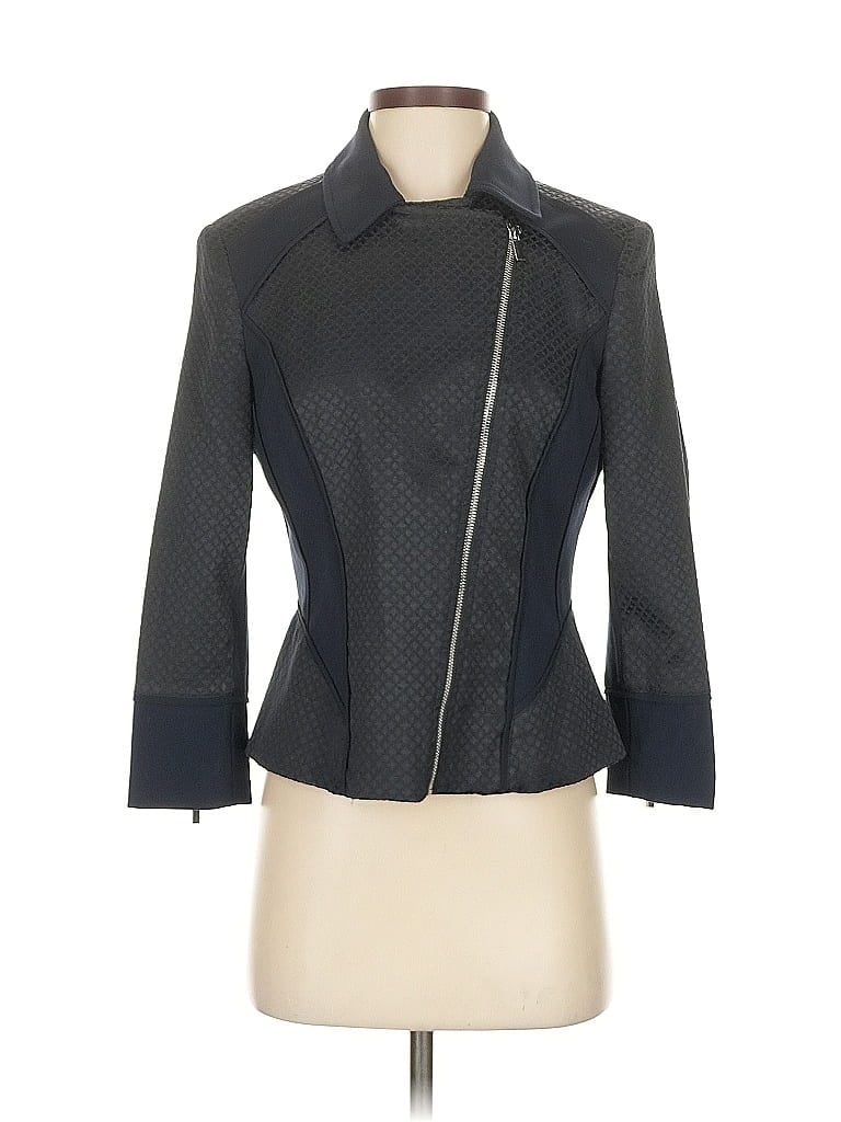 Cache Gray Blue Jacket Size 4 - photo 1