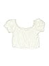 Zara Kids Ivory Short Sleeve Blouse Size 9 - 10 - photo 1