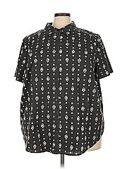 Roaman's Short Sleeve Button Down Shirt