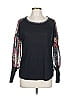 Tiny 100% Rayon Black Long Sleeve Blouse Size L - photo 1