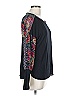 Tiny 100% Rayon Black Long Sleeve Blouse Size L - photo 3