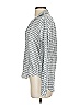 Frank & Eileen 100% Linen Checkered-gingham Gray Long Sleeve Blouse Size XXS - photo 4