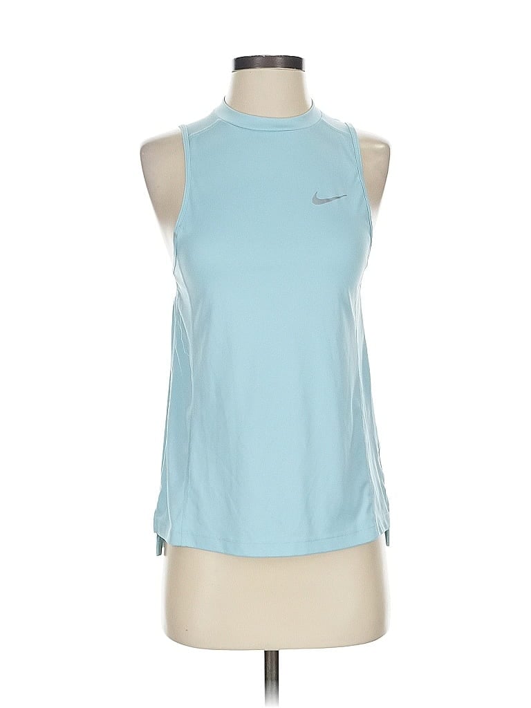 Pre-owned Nike Active Tank Top In Blue