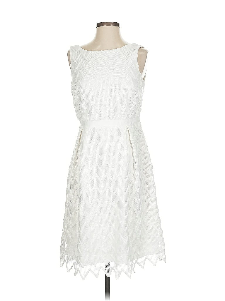 Pre-owned Maia Cocktail Dress In White