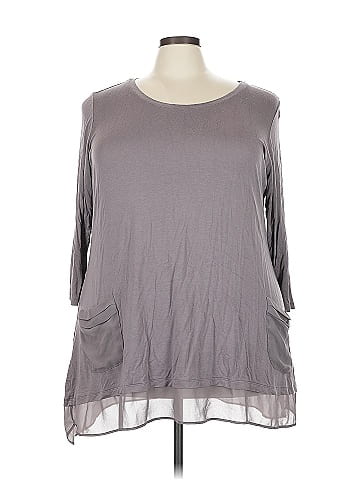 LOGO by Lori Goldstein 3/4 Sleeve T-Shirt (view 1)