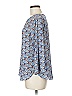 Veronica M. 100% Polyester Blue 3/4 Sleeve Blouse Size M - photo 4
