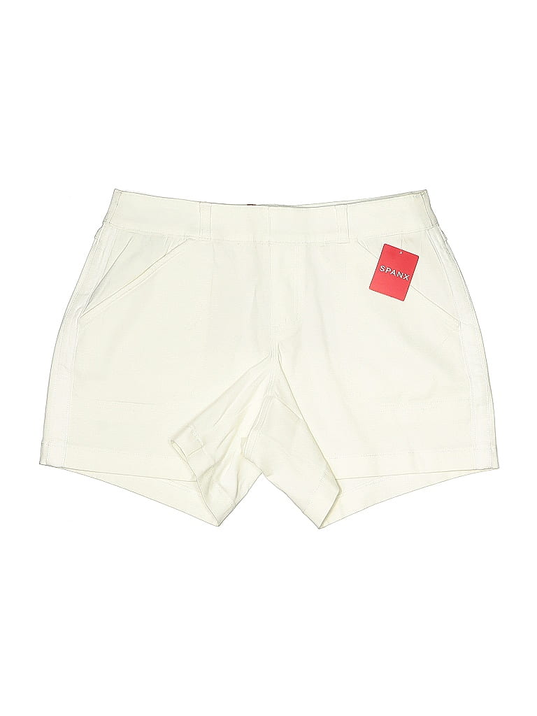 SPANX Solid Ivory White Athletic Shorts Size M - photo 1