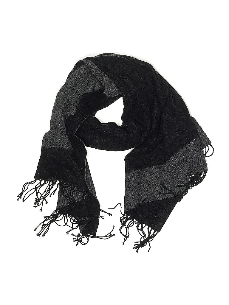 Pre-owned Assorted Brands Scarf In Black