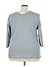 Lane Bryant Gray 3/4 Sleeve T-Shirt Size 22 - photo 2