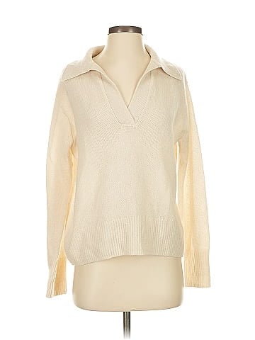 Aqua Cashmere Pullover Sweater (view 1)