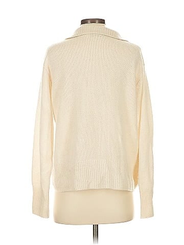 Aqua Cashmere Pullover Sweater (view 2)