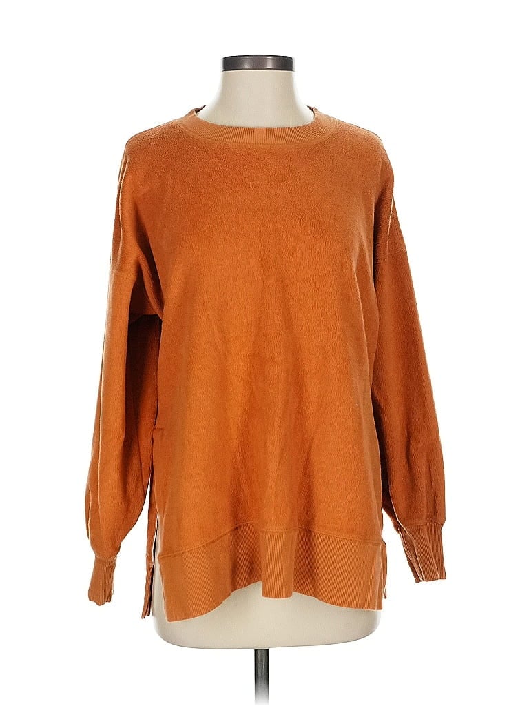 Pre-owned Aerie Long Sleeve T-shirt In Orange