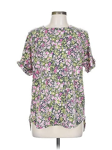 Crown & Ivy Short Sleeve Blouse (view 1)