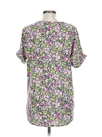 Crown & Ivy Short Sleeve Blouse (view 2)