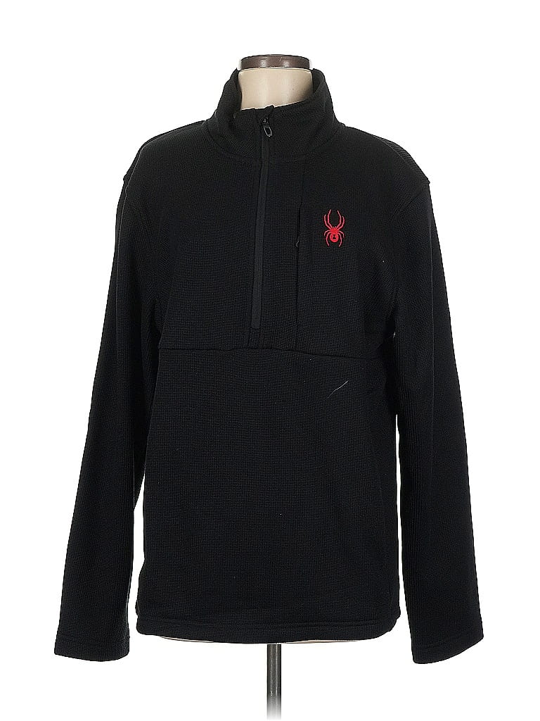 Spyder 100% Polyester Black Fleece Size M - photo 1