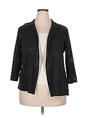 Misook 3/4 Sleeve Button Down Shirt