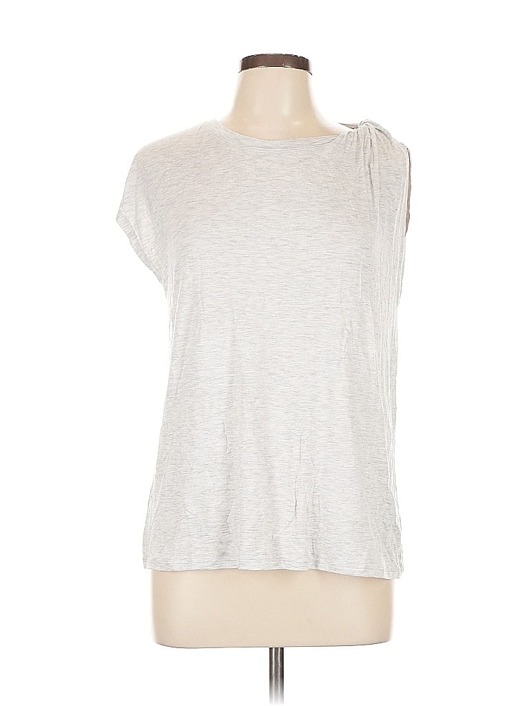 Pre-owned H By Bordeaux Sleeveless T-shirt In Silver