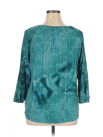 JM Collection 3/4 Sleeve Blouse (view 2)