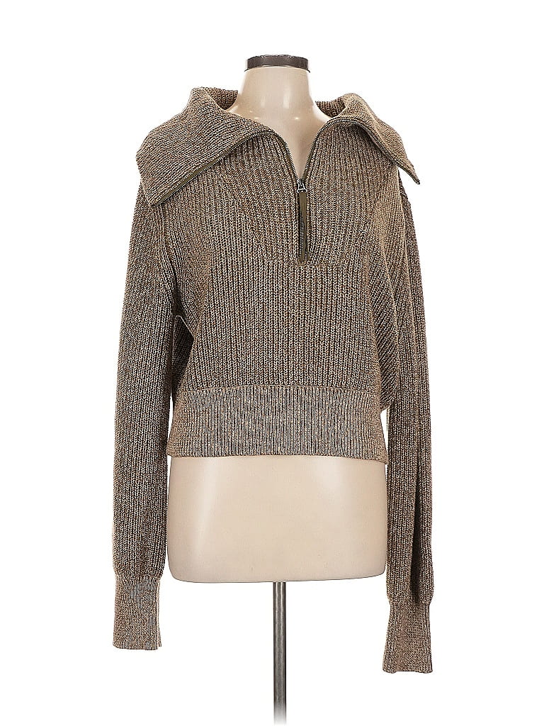 Varley 100% Cotton Brown Pullover Sweater Size M - photo 1