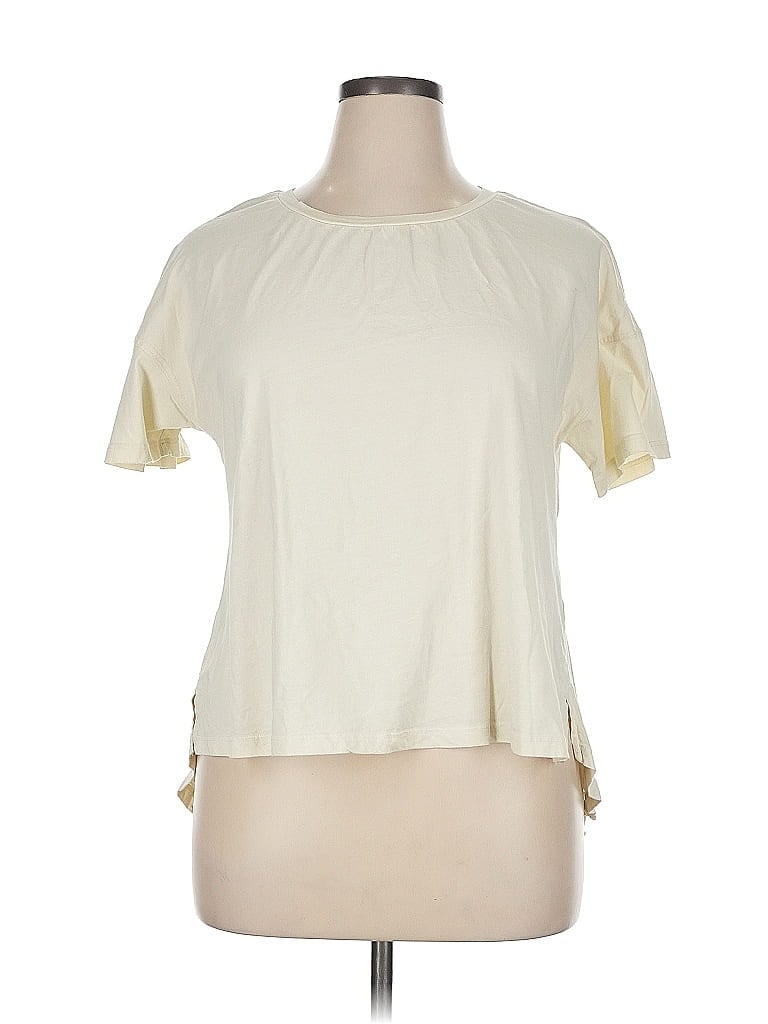 Tiny 100% Cotton Ivory Short Sleeve Top Size XL - photo 1