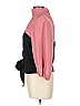 7th Avenue Design Studio New York & Company 100% Polyester Color Block Pink 3/4 Sleeve Blouse Size L - photo 4