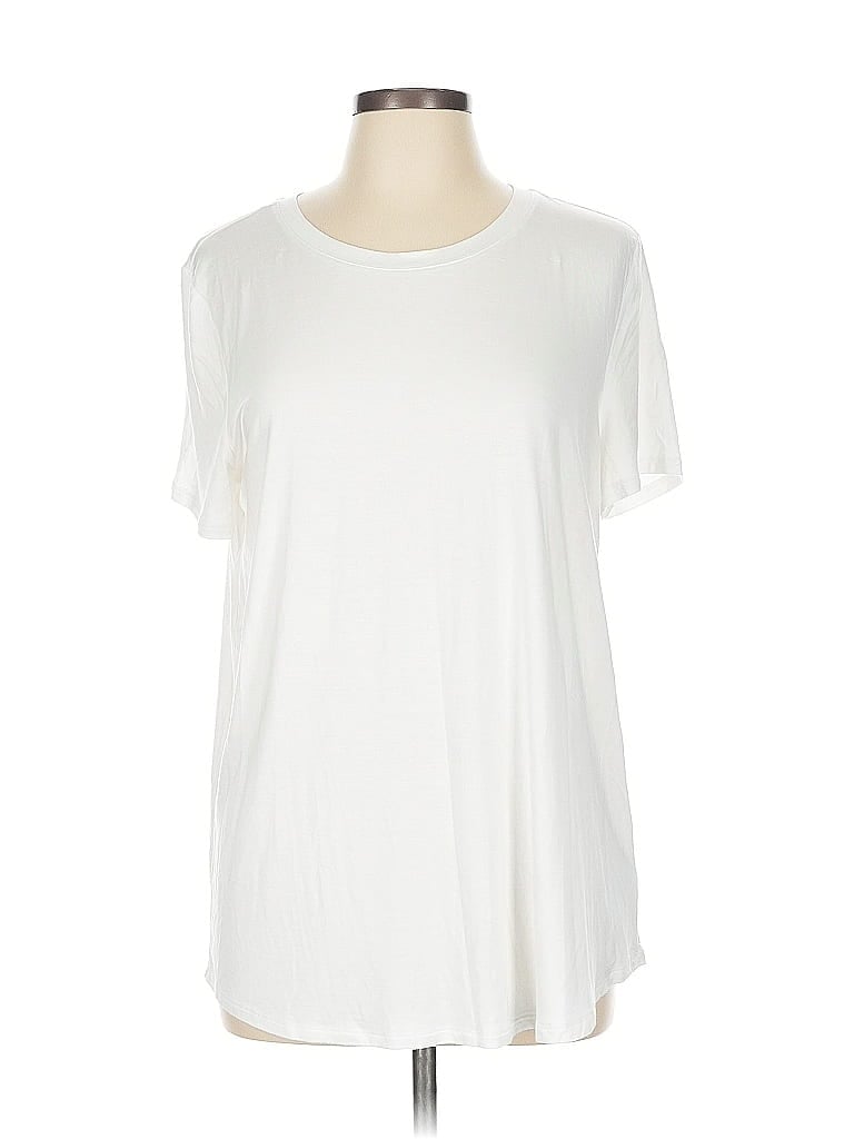 Pre-owned Gap Short Sleeve T-shirt In White