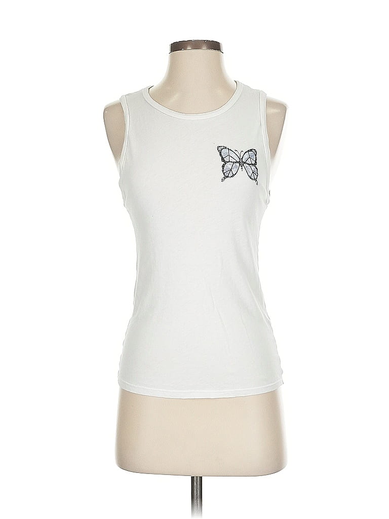 Click to view more detailed imagery on our partner's website Pre-owned Lauren Moshi Sleeveless T-shirt In White