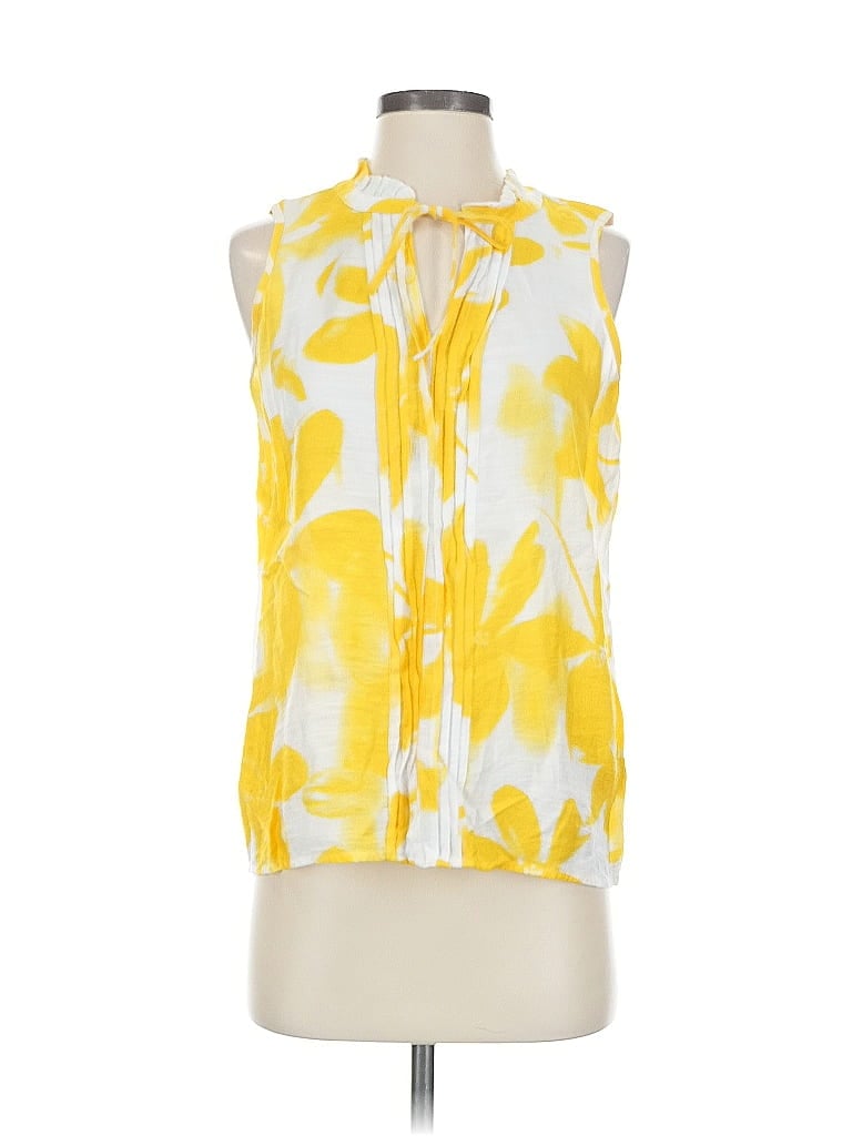 SIMPLY VERA VERA WANG Pre-owned Sleeveless Blouse In Yellow