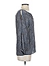 Drew 100% Silk Gray 3/4 Sleeve Silk Top Size XS - photo 4