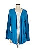 Isaac Mizrahi LIVE! 100% Cotton Blue Cardigan Size M - photo 1