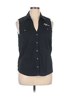 Harley Davidson Sleeveless Button Down Shirt