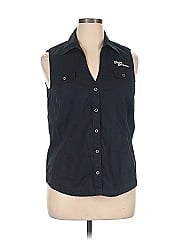 Harley Davidson Sleeveless Button Down Shirt