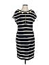 Escada Stripes Blue Casual Dress Size EU 42 / US 12 - photo 1