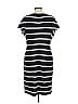 Escada Stripes Blue Casual Dress Size EU 42 / US 12 - photo 2