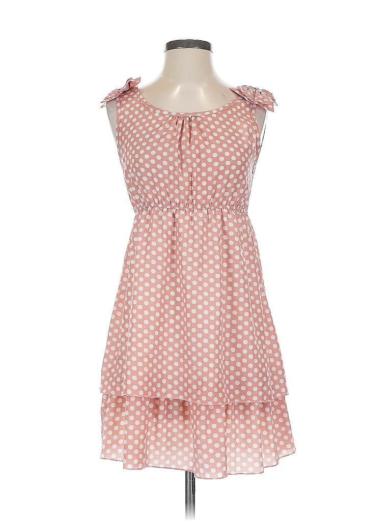 Pre-owned Allegra K Casual Dress In Pink