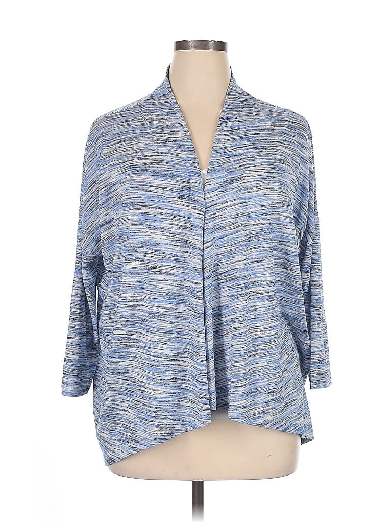 Pre-owned Bobeau Cardigan Sweater In Blue