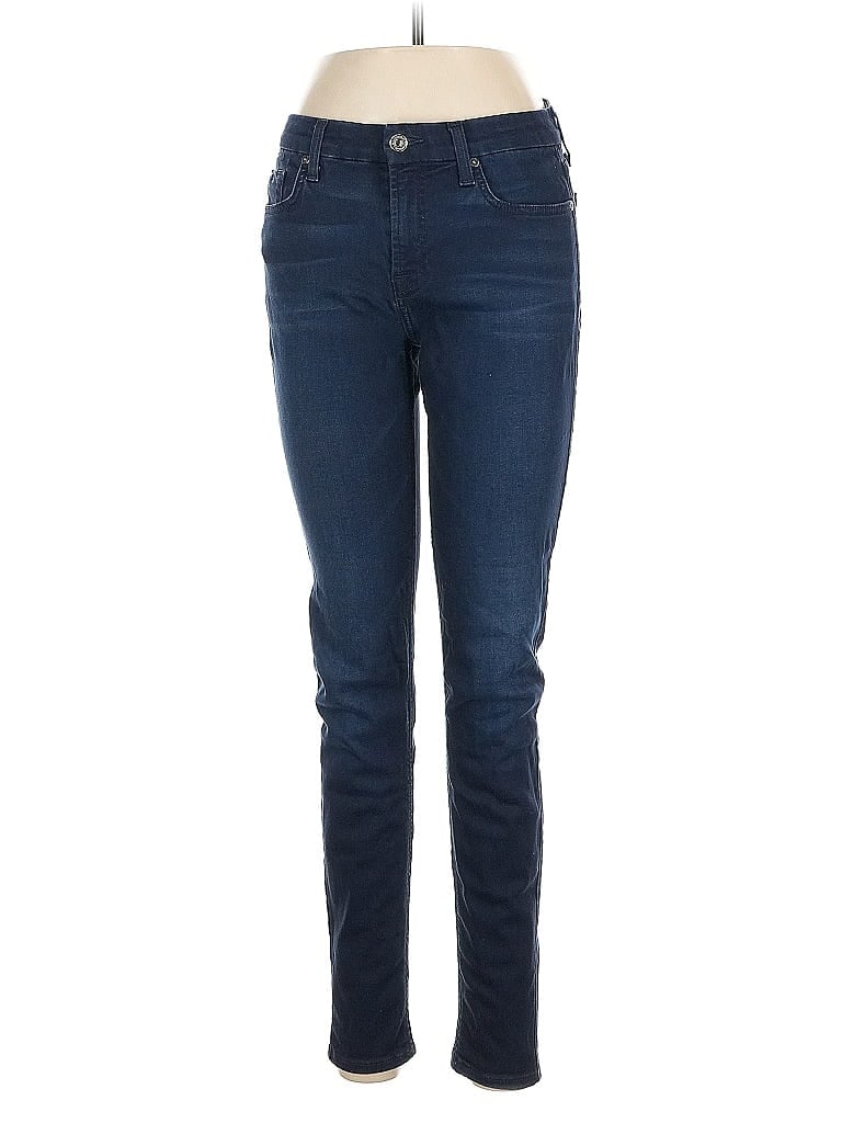 Pre-owned 7 For All Mankind Jeans In Blue