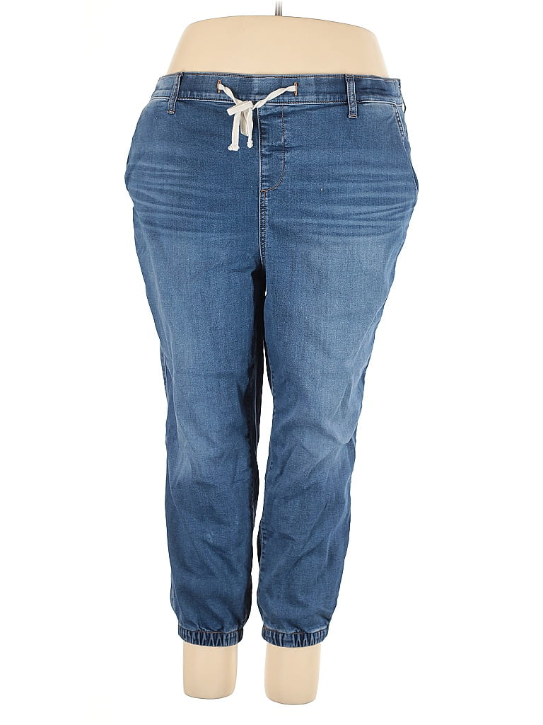 Torrid Solid Blue Jeans Size 4X 55 off ThredUp