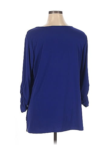 Susan Graver 3/4 Sleeve Blouse (view 2)